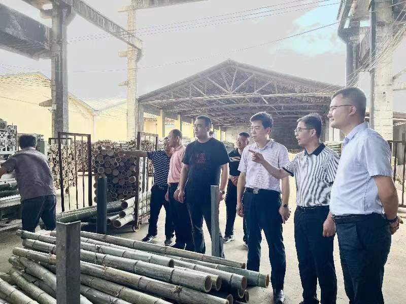 6月22日調(diào)研泥江口竹筷產(chǎn)業(yè)